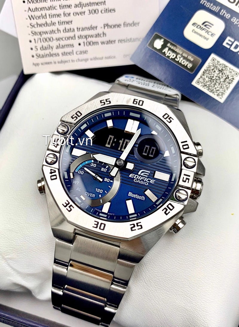 كاسيو ساعة كاسيو ايديفيس للرجال ECB-10D-2ADF - Image 3