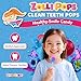 Zollipops Clean Teeth Pops Sugar Free Candy DyeFree Lollipops  Keto  DiabeticFriendly DentistApproved Treats for Kids Blue RaspberryGrape 52 oz - Image 4
