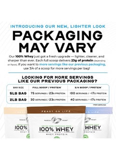 Muscle Feast Vanilla Grass Fed Whey Protein (4.7G, 2Lbs)  - Image 2