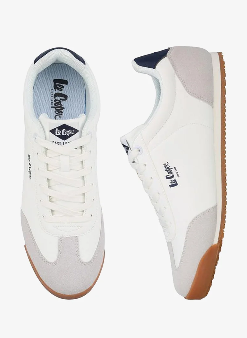Lee Cooper WHITE Men Lace-Up Ankle Sneakers for Men | Best Price UAE