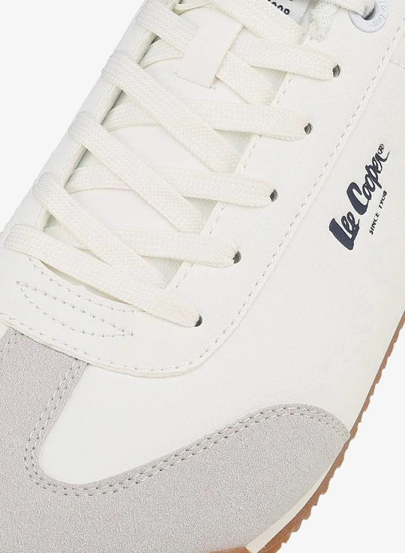 Lee Cooper WHITE Men Lace-Up Ankle Sneakers for Men | Best Price UAE