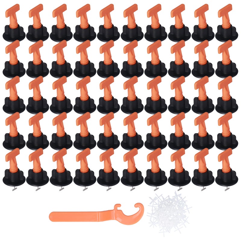 151PCS Tile Leveler Spacer Floor Tile Leveling System Reusable Wall Leveling System with Wrench - Image 4
