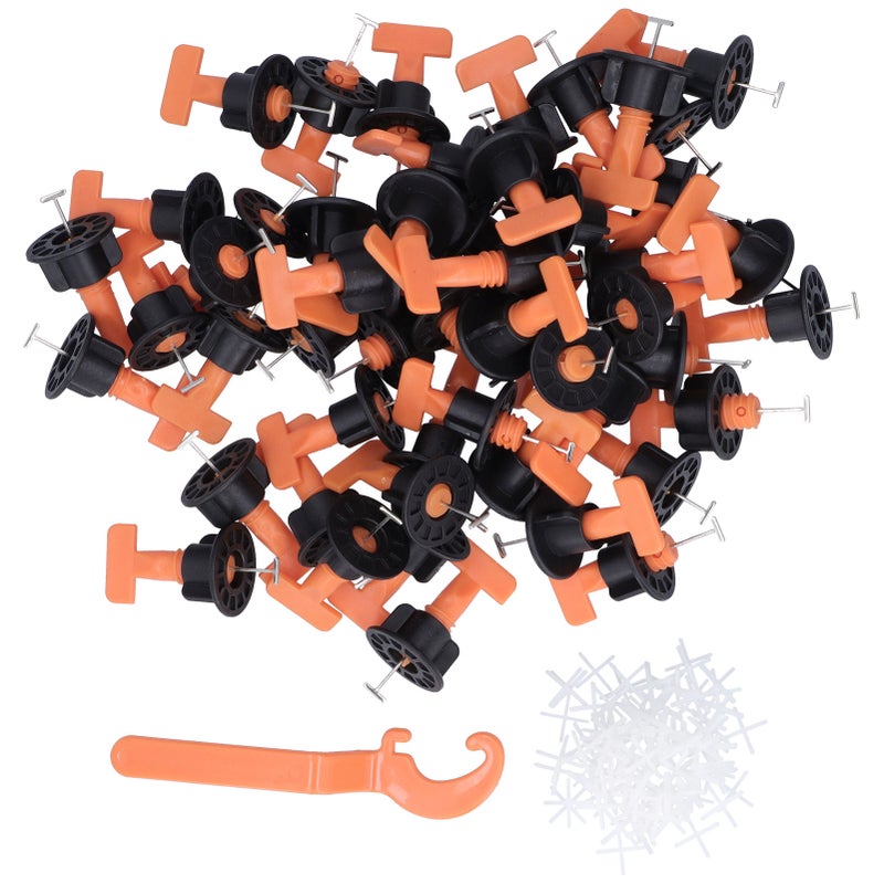 151PCS Tile Leveler Spacer Floor Tile Leveling System Reusable Wall Leveling System with Wrench - Image 2