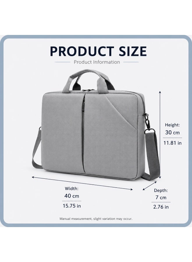 QIYUE 15 Inch Waterproof Laptop Bag, Compatible with MacBook Air 15.3 2025 A3241 & M2/M3/M4 Pro 15 Inch, also fits 15-15.6 Inch Lenovo Xiaoxin Pro 15, HP Pavilion 15, Dell XPS 15, Samsung Galaxy Book 15, Huawei MateBook 15 Ultra-Thin Notebook Handbag Briefcase Sleeve - Image 2