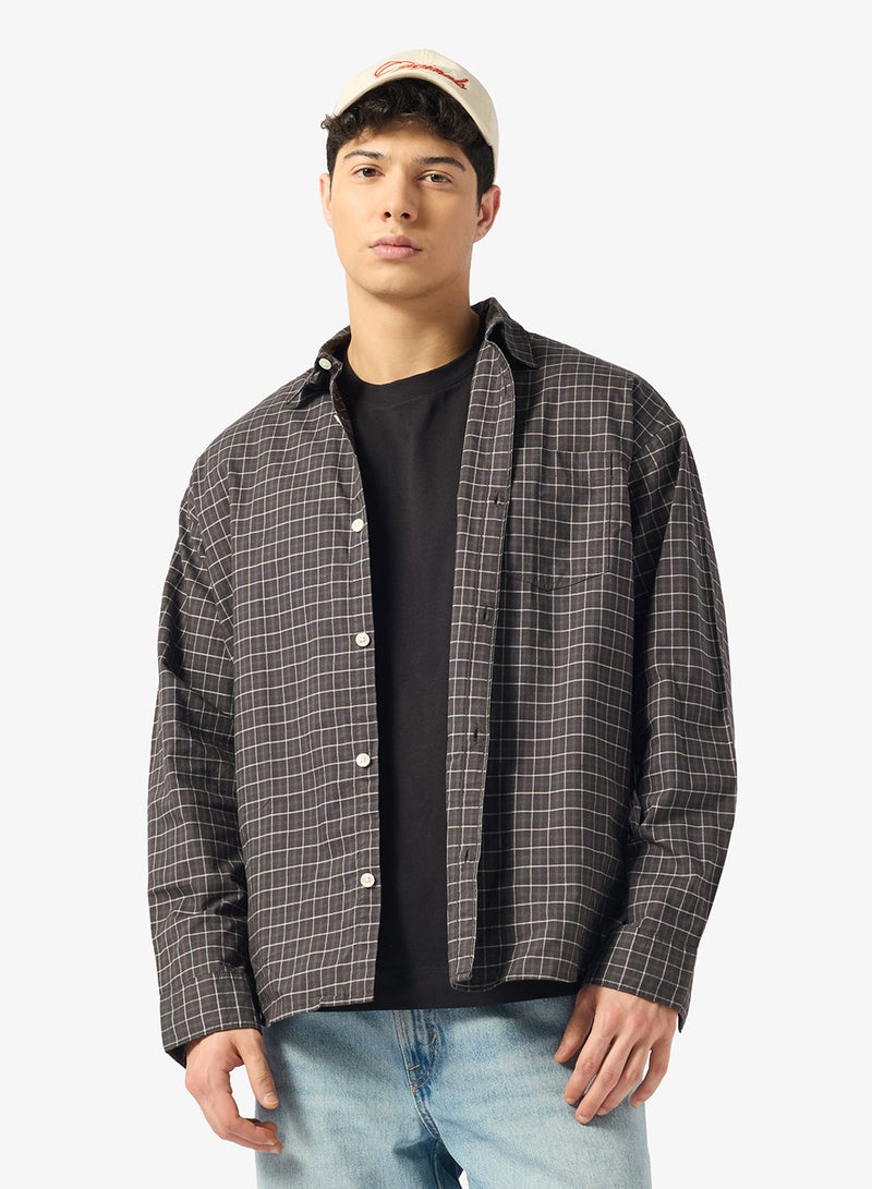 JACK & JONES Casual Oversize Crew Neck Shirt - Image 1