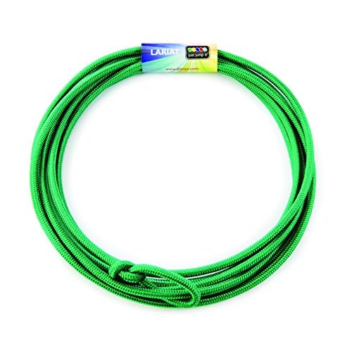 Just Jump It Lil Lariat - Pre-Tied Junior Lasso 20' - Green - Image 1