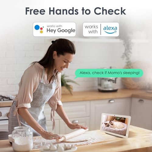 YOTON Indoor Security Camera 2.4GHz 4pcs, Baby Monitor, Pet Camera, Dog Cam, Nanny Cam, Night Vision, 2-Way Audio, Motion Detection, Works w/Alexa, Subscription Free Local Storage or Optional Cloud - Image 5