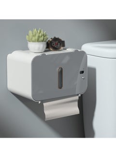 Contactless toilet paper and towel dispenser - Upgraded electronic sensor, wall-mounted smart induction tissue box, toilet automatic paper dispenser, toilet wall-mounted punch-free toilet paper drawer