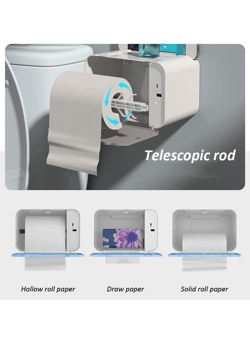 General - Contactless toilet paper and towel dispenser - Upgraded electronic sensor, wall-mounted smart induction tissue box, toilet automatic paper dispenser, toilet wall-mounted punch-free toilet paper drawer - Image 1