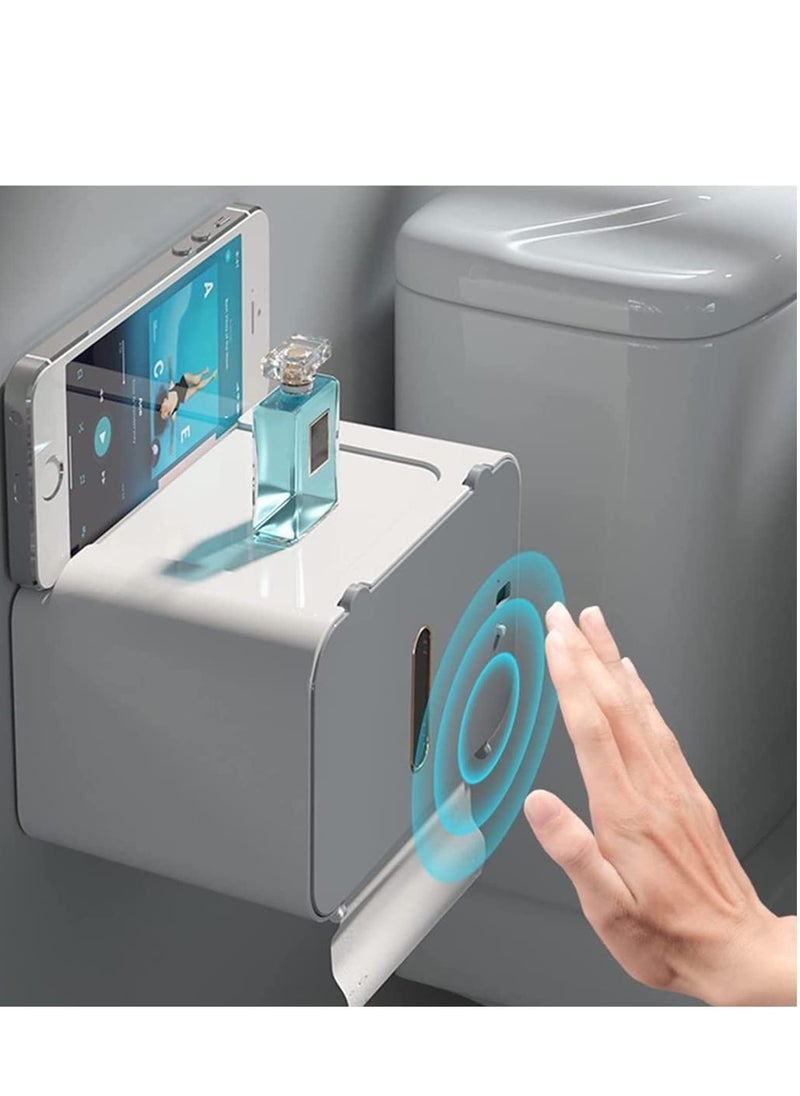 General - Contactless toilet paper and towel dispenser - Upgraded electronic sensor, wall-mounted smart induction tissue box, toilet automatic paper dispenser, toilet wall-mounted punch-free toilet paper drawer - Image 1