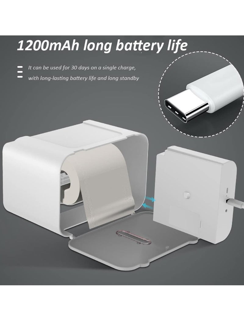 General - Contactless toilet paper and towel dispenser - Upgraded electronic sensor, wall-mounted smart induction tissue box, toilet automatic paper dispenser, toilet wall-mounted punch-free toilet paper drawer - Image 1