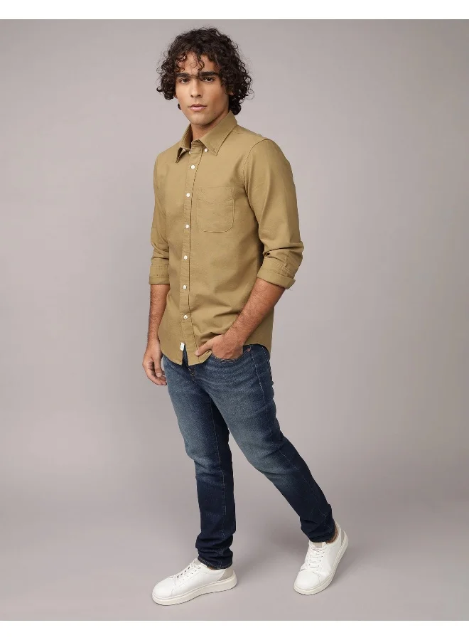 American Eagle AE Slim Fit Everyday Oxford Button-Up Shirt