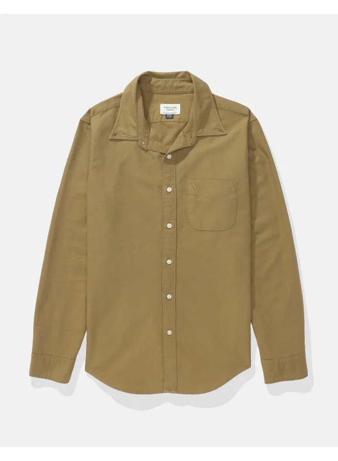 American Eagle AE Slim Fit Everyday Oxford Button-Up Shirt