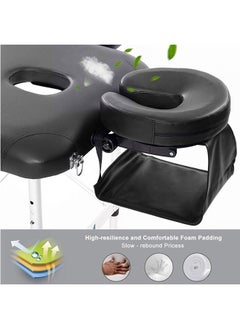 GoldenLike Massage Table Portable Massage Bed Lash Bed Aluminium Tattoo Table Height Adjustable Spa Bed Lightweight with Non-Woven Bag  - Image 4