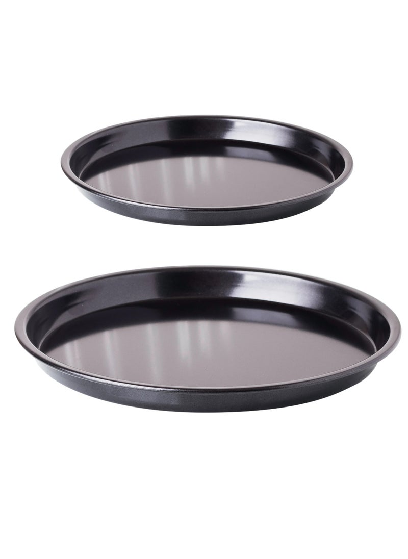 Hic 2 Piece Teflon Pizza Baking Tray Set  - Image 1