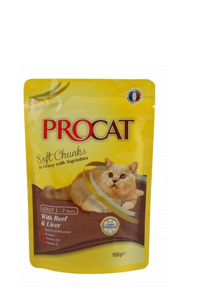 wet food with BEEF LIVER 100G