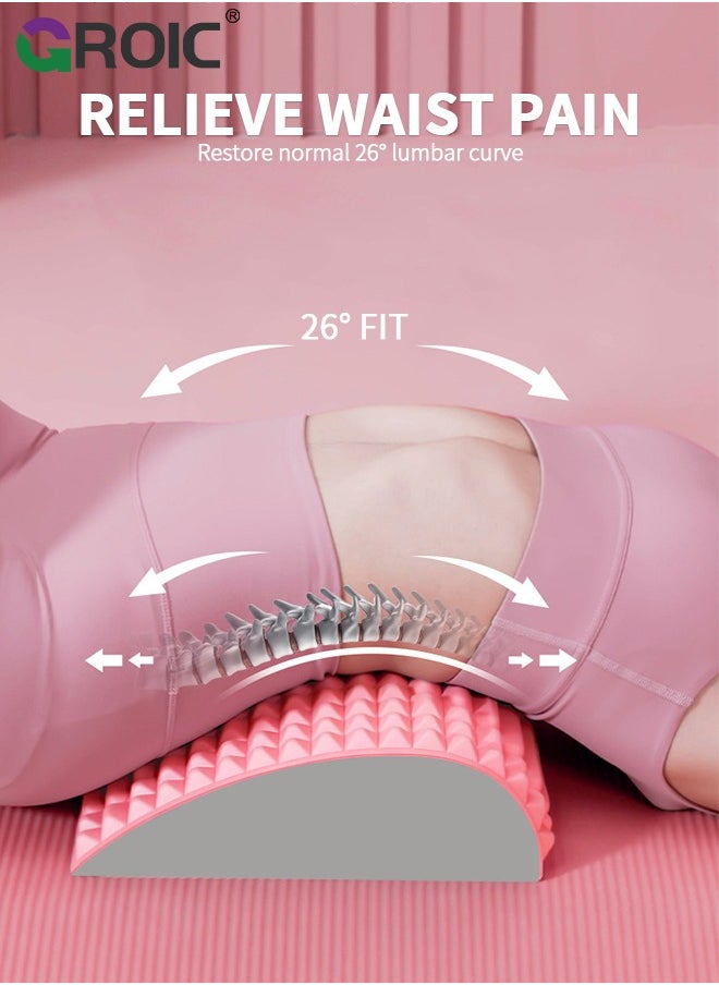 GROIC - Back Cracker Back Stretcher Back Pain Relief Products Lower Back Pain Relief Back Cracking Device Back Stretcher for Lower Back Pain Relief Back Popper - Image 1