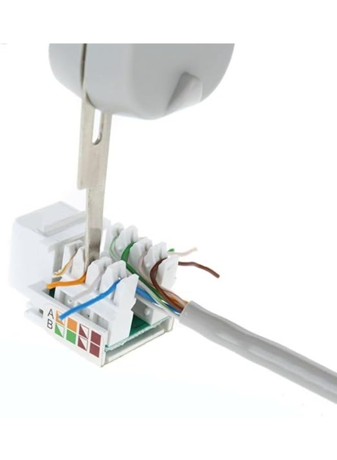 Terabyte Punch Down Tool, Professional Ethernet Punchdown Tool for RJ45 Socket Cat5/Cat6/Ca7 & Telephone Cable Impact Terminal Insertion Tools - Image 5