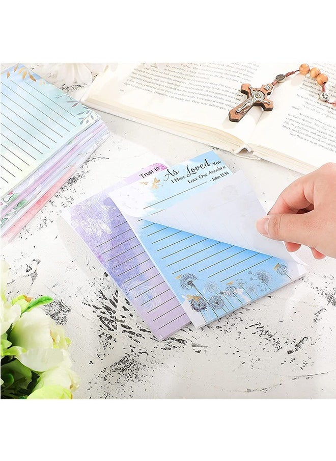 Beyond - 8 Pcs Flower Sticky Notes Set, Adhesive Flower Memo Notes, Index Stickers for Books Office Supplies (Colorful) - Image 1