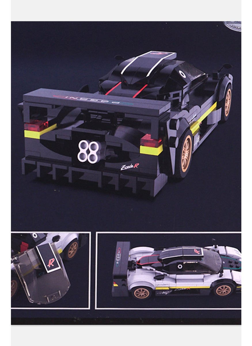 RASTAR - Pagani Zonda R BL Model Kit, Black - Image 1