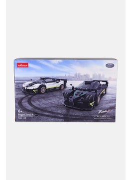 RASTAR Pagani Zonda R BL Model Kit, Black  - Image 1