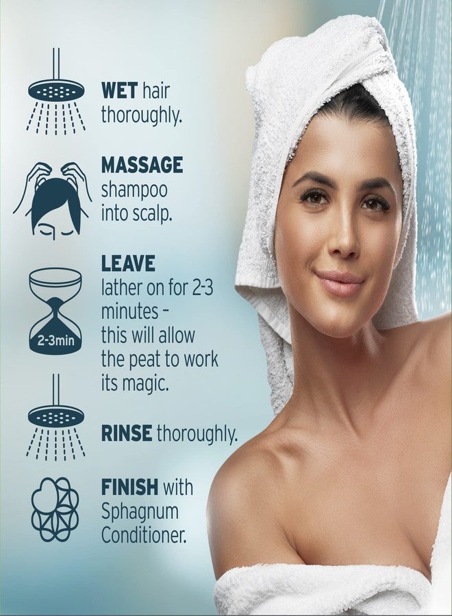 Sphagnum Botanicals Natural Psoriasis Shampoo - Peat Mud & Tea Tree Oil Therapy for Itchy and Red Scalp Treatment. No Coal Tar. 8.45 Oz - Image 5