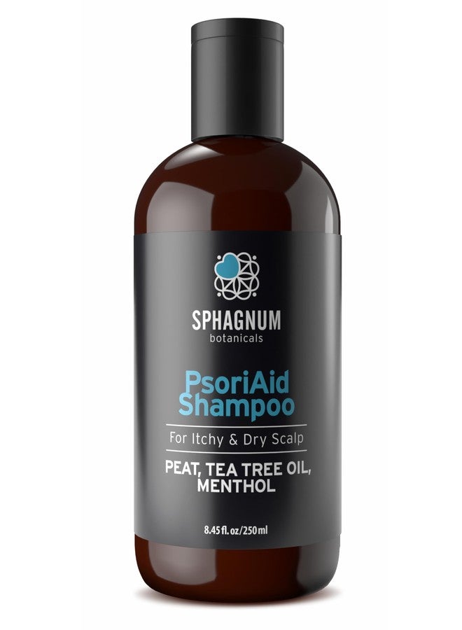 Sphagnum Botanicals Natural Psoriasis Shampoo - Peat Mud & Tea Tree Oil Therapy for Itchy and Red Scalp Treatment. No Coal Tar. 8.45 Oz - Image 1