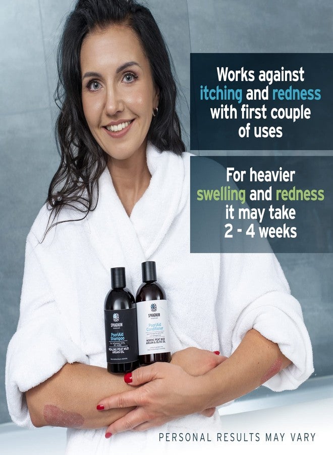 Sphagnum Botanicals Natural Psoriasis Shampoo - Peat Mud & Tea Tree Oil Therapy for Itchy and Red Scalp Treatment. No Coal Tar. 8.45 Oz - Image 2