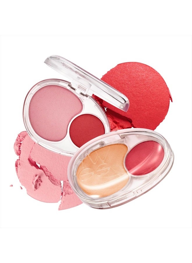 fwee Mellow Dual Blush | RD02 Another Me | Dual Color, Jelly Texture, 12 Colors, Longwear, Long-lasting | 7.2g - Image 1