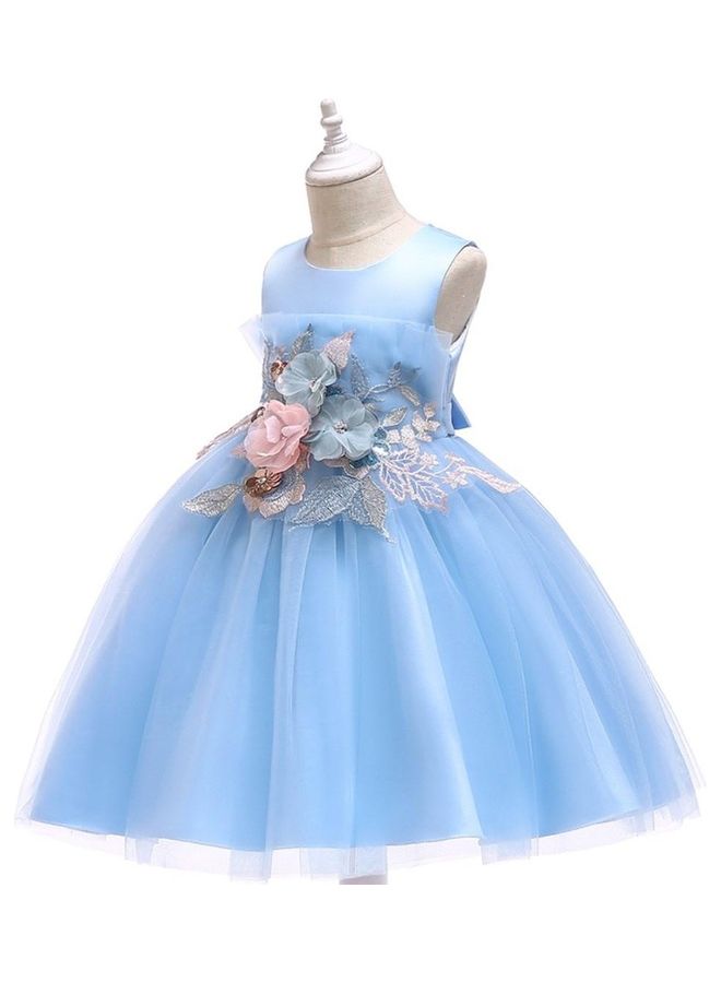 NIBEMINENT Children Sleeveless Party Dress - Image 3