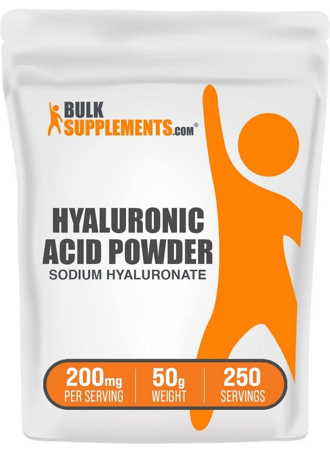 BulkSupplements - Com Hyaluronic Acid Powder Hyaluronic Acid Supplements Hyaluronic Acid 200Mg Hyaluronic Acid Food Grade 200Mg Of Pure Hyaluronic Acid Per Serving 50 Grams 18 Oz - Image 1