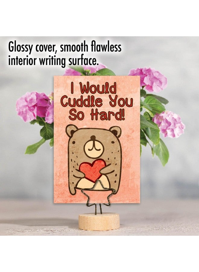NobleWorks, Funny Card for Valentine's Day - Animal Love, Cute Valentines Card with Envelope - Cuddle You So Hard 2197 - Image 4