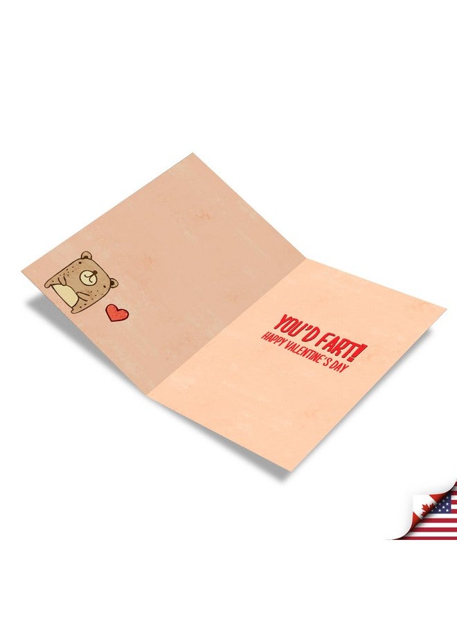 NobleWorks, Funny Card for Valentine's Day - Animal Love, Cute Valentines Card with Envelope - Cuddle You So Hard 2197 - Image 2