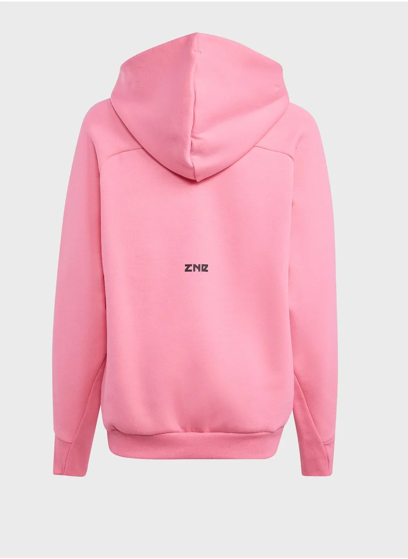 Adidas Z.N.E. Full-Zip Hooded Jacket Kids