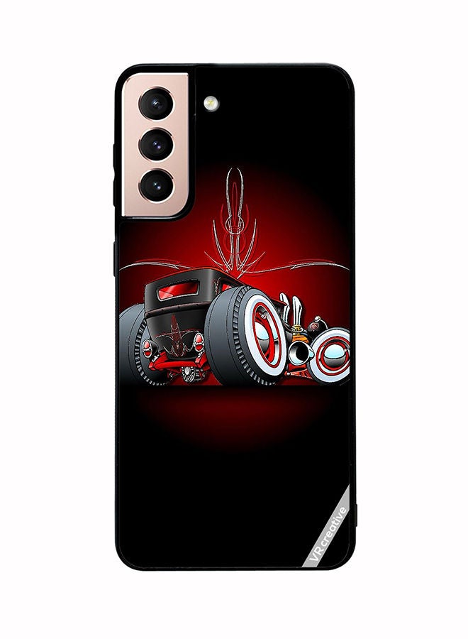 VR CREATIVE Protective Case Cover For Samsung Galaxy S21 Plus 5G Car Design Multicolour - Image 1