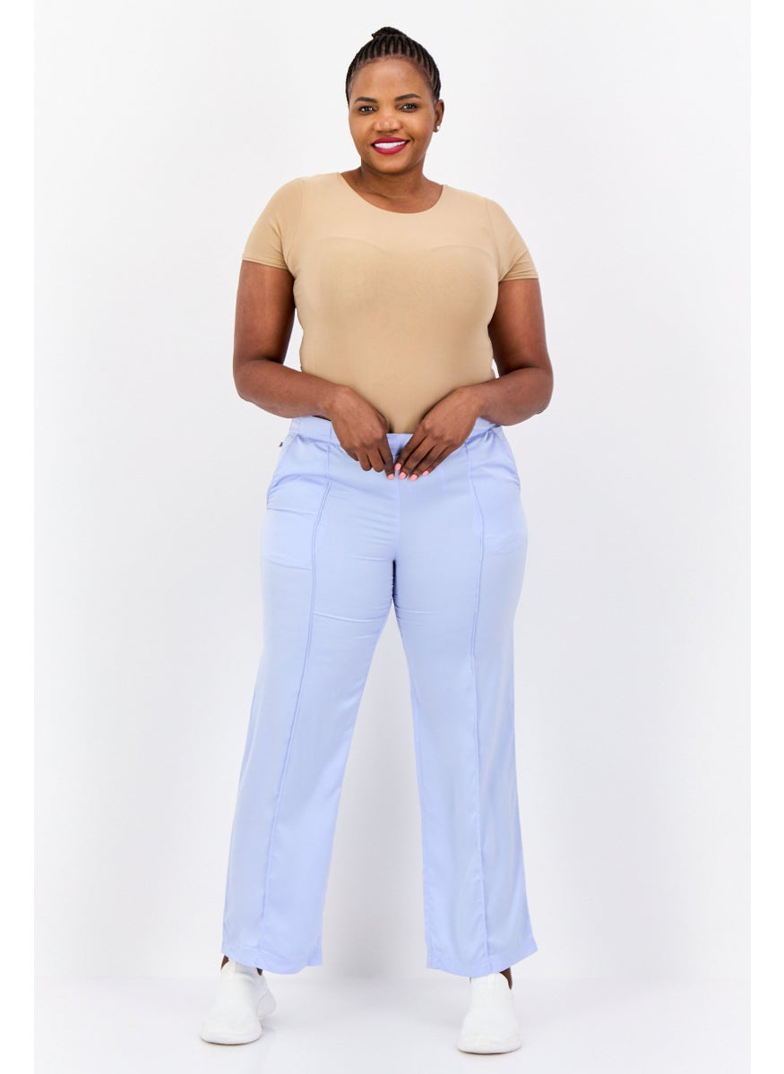 adidas Originals Women Sportswear Fit Outdoor Sweatpants, Light Blue  - Image 4