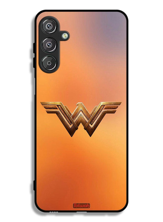 Tolwak Samsung Galaxy M36 Protective Case Cover Wonder Women Logo - Image 1