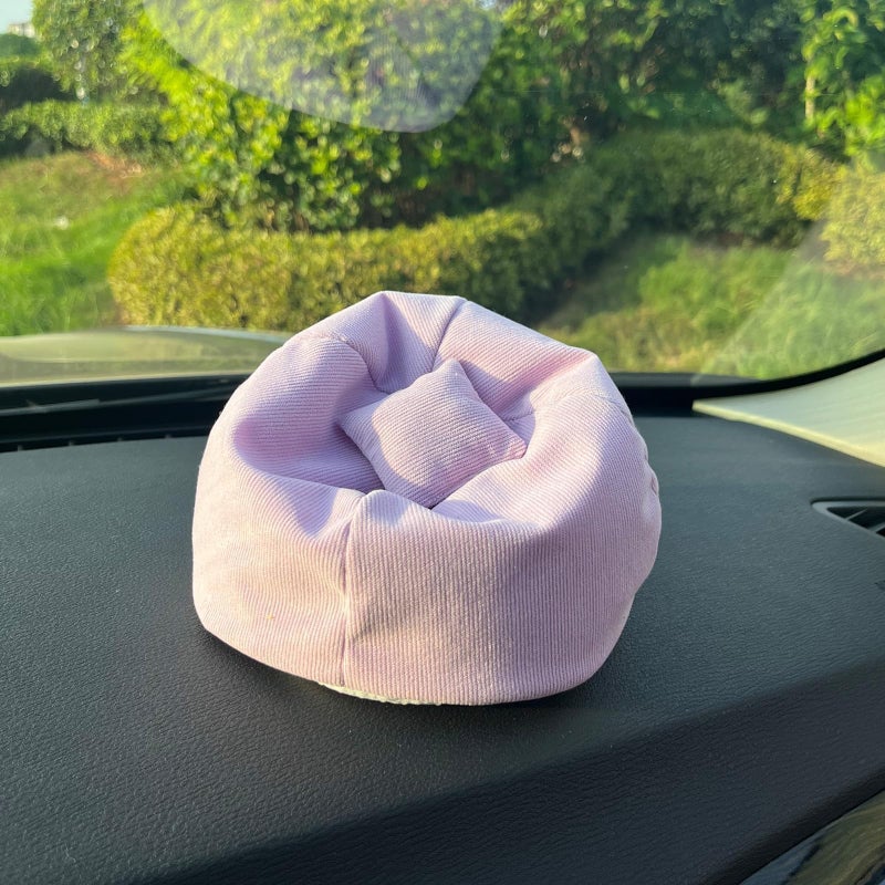 Walant Doll Car Seat Compatible with Labubu, Handmade Bean Bag Chair for 15-17cm Doll, Anti-Slip Bottom, Cute Doll Accessories for Display, Fans&Collectors Gifts, Durable Corduroy Fabric (Light Purple) - Image 2