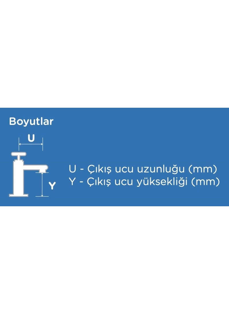 T-may - Eca Luna Bathroom Faucet+ Bathroom Çamlıca Square Top Shower Set Set Stainless Chrome - Image 1