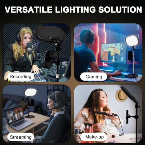 Cason Slab Key Light for Video Shooting YouTube, Tripod Stand with Light Five Color Temperatures 3200K-5600K, Adjustable Brightness 1455 Lumens, CRI 95+ with Extendable Stand for Content Creation. - Image 5