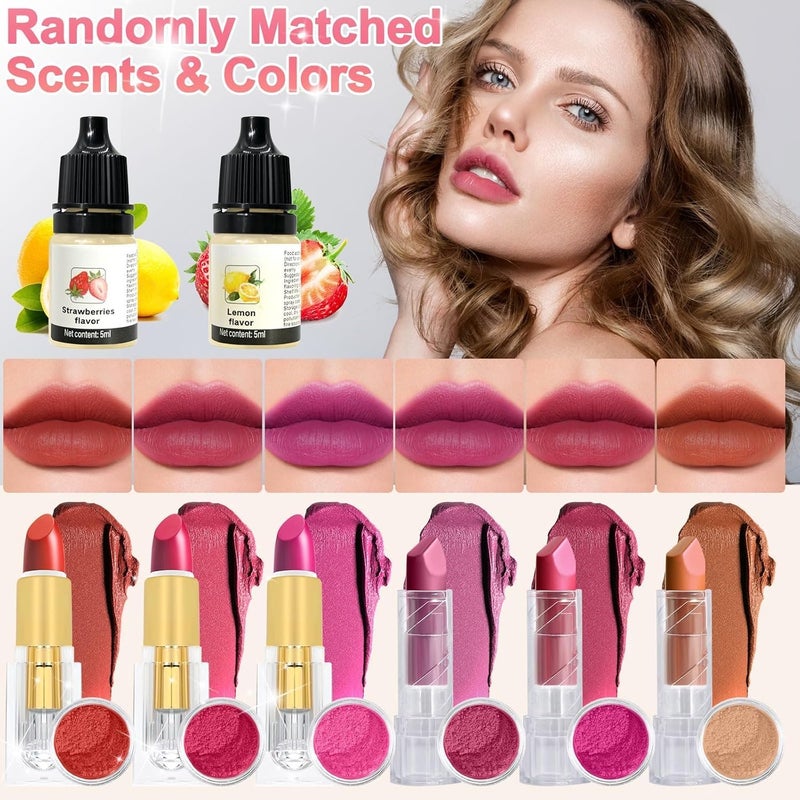 JUYRLE Make Your Own Lipstick, Lip Gloss Making Kit, Non-Toxic Creative Crafts, Adult DIY Making Lip Gloss Set, Funny Cosmetic Make-Up, Birthday Gift for Girls/Women/Girls - Image 4