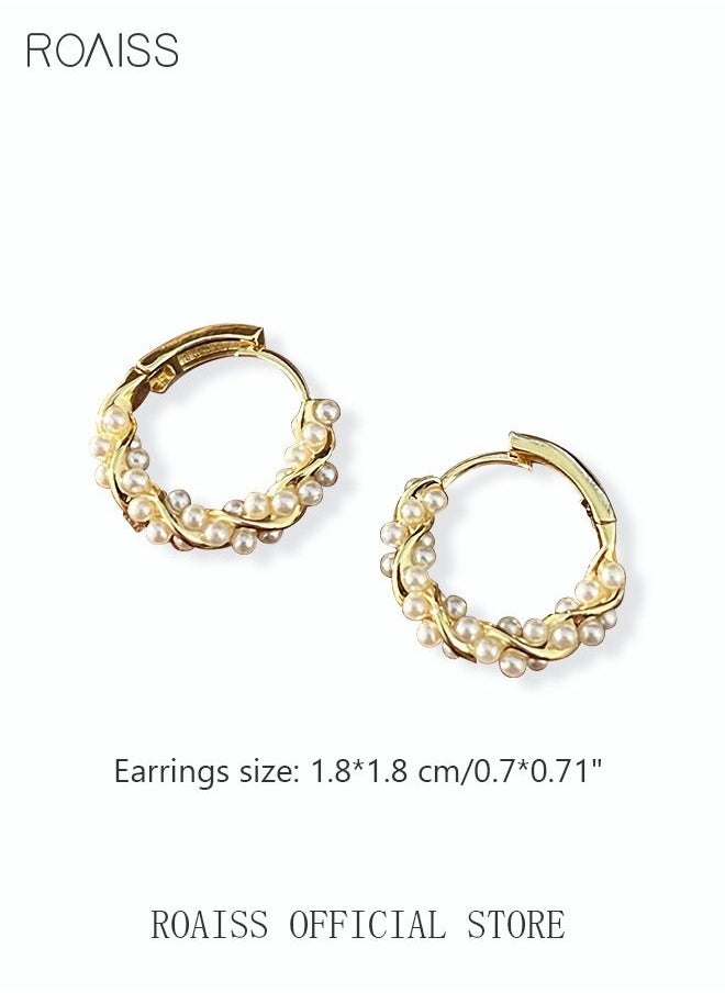 1 Pair of Pearls Earrings Baroque Simple Fashion Ins Style Sweet Exquisite Elegant Alloy Dangle Ear Drop Hoops Studs Gift for Women Ladies Girls Golden - pzsku/Z2EE95E32087C56610655Z/45/_/1651913996/de3730aa-f13a-46a9-bb15-733db7115fa2