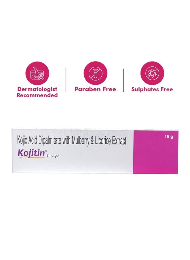 KLM - Kojitin Emulgel, 15Gm| Advanced Skin Lightening & Protection Formula |Dermatologist-Recommended - Image 1