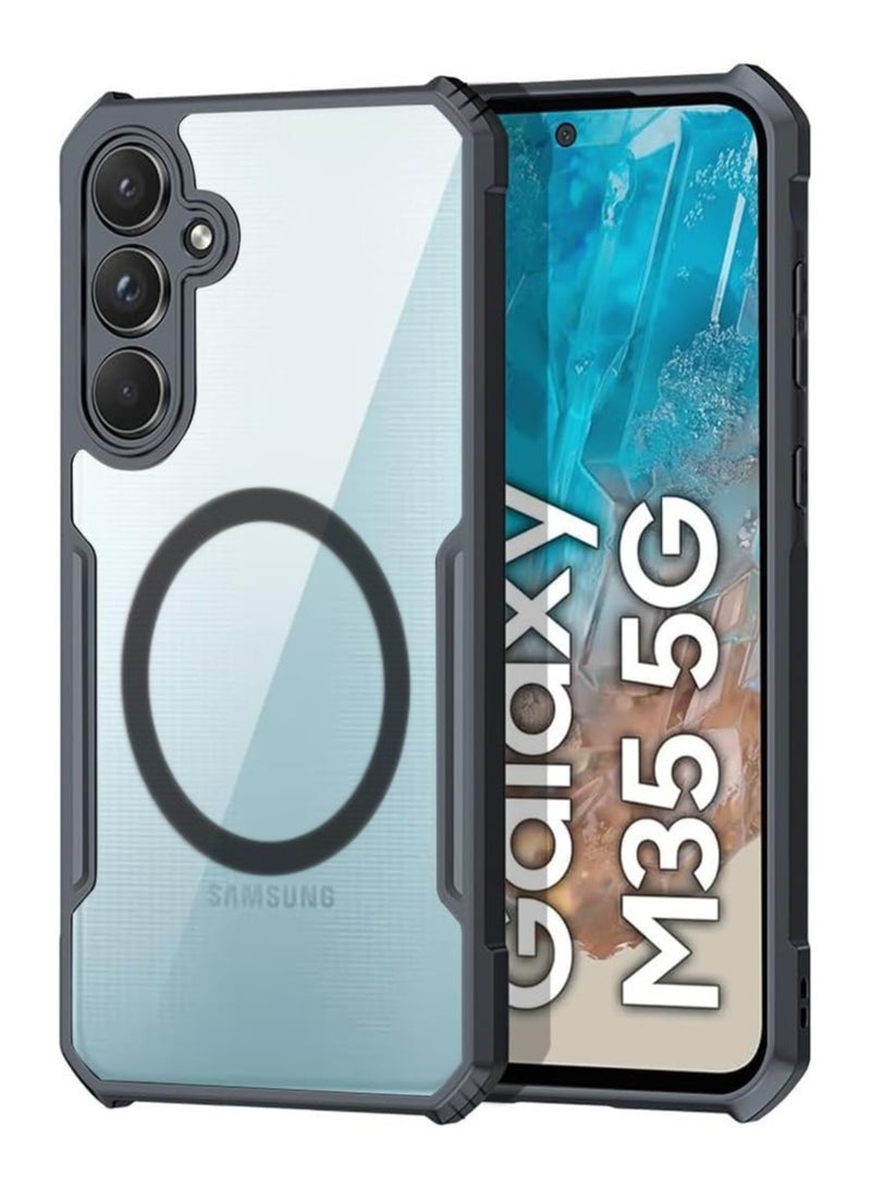 Protective Case Cover for Samsung Galaxy M35 High Quality,Bumper Back Case Supports magnetic charging - Image 1