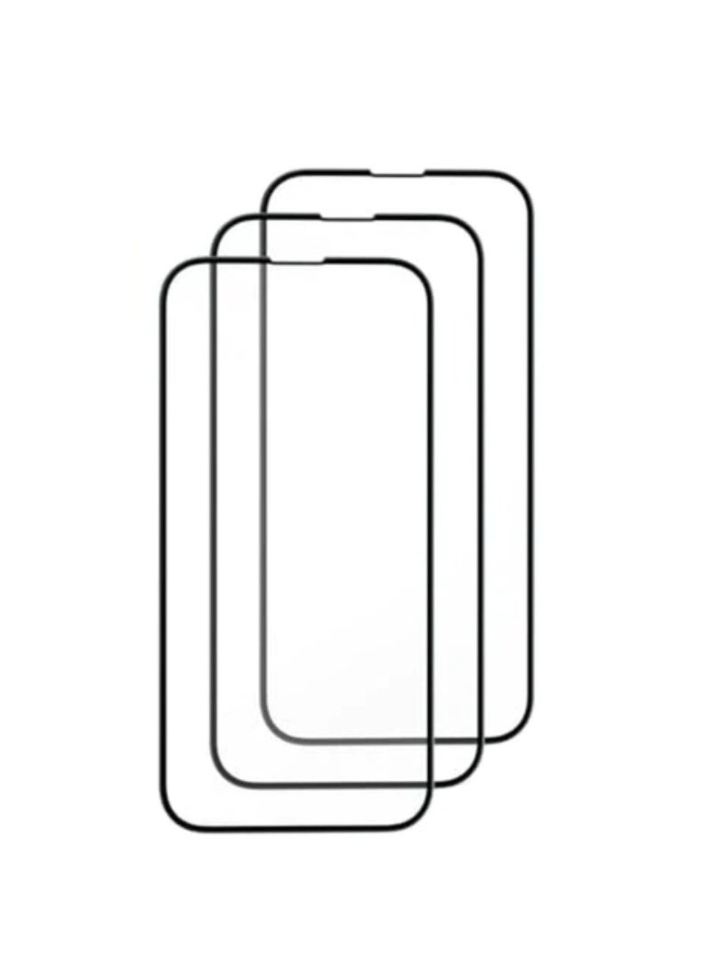 Raxoom 3 Pack Clear Tempered Glass Screen Protector for iPhone 13 Mini 5.42 Inch Full Coverage Anti-Spy Scratch Resistant HD Glass Screen Guard Set - Image 1