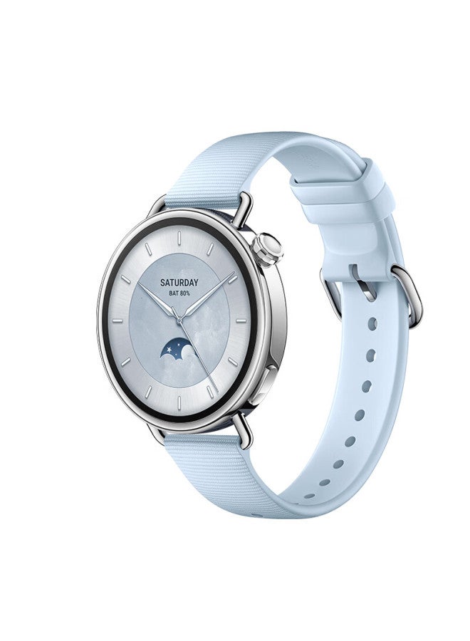 M I Mi Xiaomiwatchs4 41mm Blue Subsidies Car Key Pengpai2 Heart Rate And Blood Oxygen Monitoring Mi Watch S4 Women's Watch - Image 1