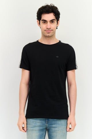 Men Crew Neck Short Sleeve Graphic Print T-Shirts, Black - pzsku/Z2EE9AABB57794867FF23Z/45/1759979639/88c32180-9a4f-43c1-acea-81d5488e748b