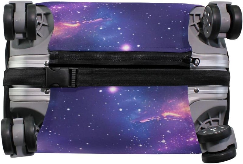 Universe Luggage Cover for Suitcase, Elastic Travel Protector with Zipper, Washable Anti-Scratch Dustproof Luggage Sleeve Fits 29-32 Inch - Image 3