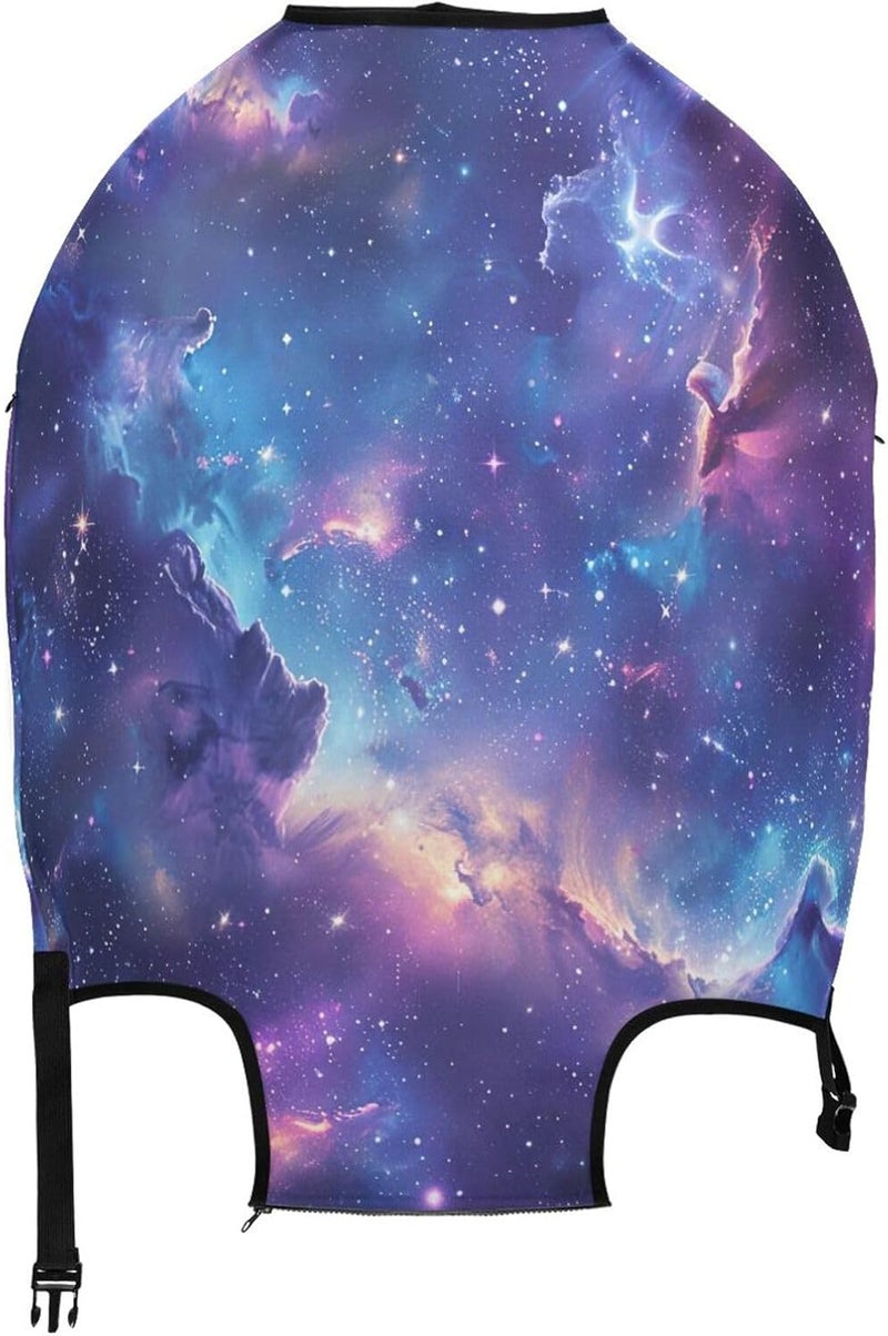 Universe Luggage Cover for Suitcase, Elastic Travel Protector with Zipper, Washable Anti-Scratch Dustproof Luggage Sleeve Fits 29-32 Inch - Image 2