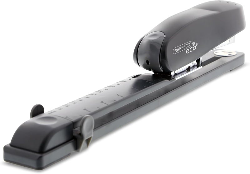 RAPESCO 1480 ECO Heavy Duty Front Loading Long Arm Stapler 790, 50 Sheet Capcity, Charcoal, & 2,000 x Staples - Image 4